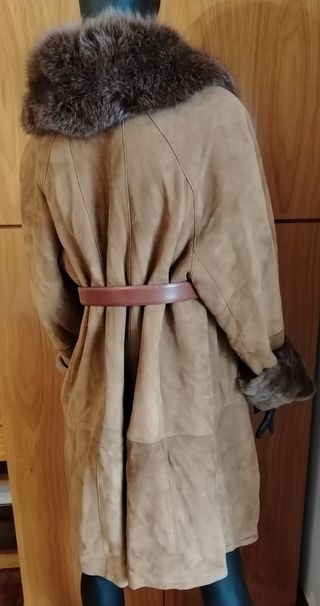 Montone Shearling color Cuoio Donna, L