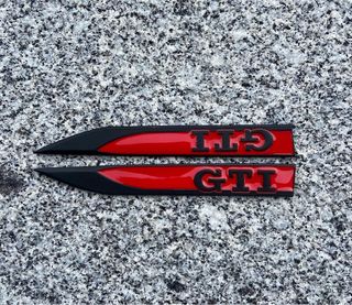 Insignia GTI TCR Lateral Negro Rojo