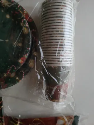Vajilla Desechable Navidad