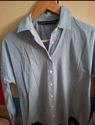 Camicia Zara a righe da donna taglia XS