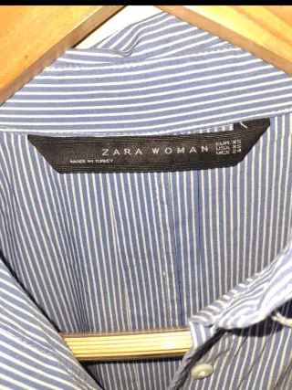 Camicia Zara a righe da donna taglia XS