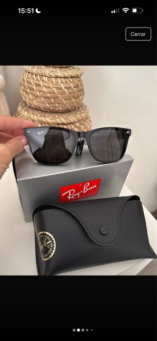 Gafas Ray-Ban Negras Nuevas