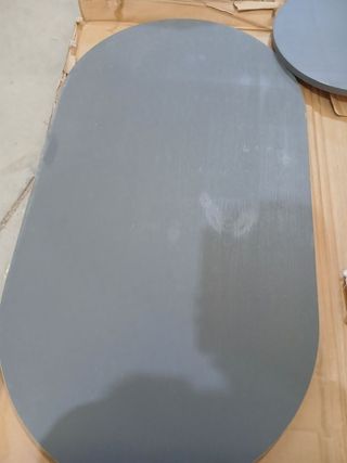 vidaXL Mesa de Centro de Madera Maciza Pino Gris