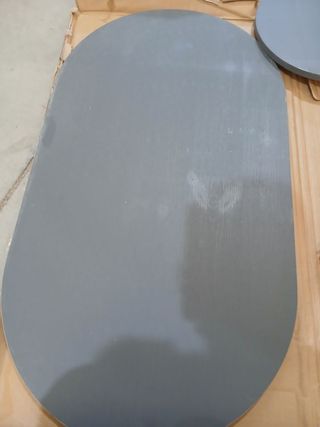 vidaXL Mesa de Centro de Madera Maciza Pino Gris