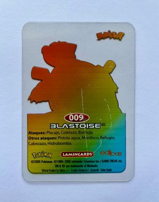 Lote Pokémon Lamincards Edibas 1ª Gen