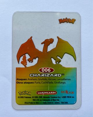 Lote Pokémon Lamincards Edibas 1ª Gen
