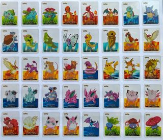 Lote Pokémon Lamincards Edibas 1ª Gen