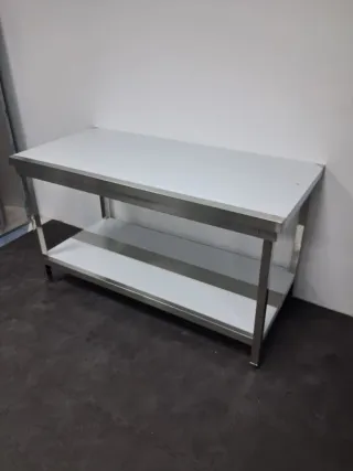 Mesa de trabajo acero inoxidable 150x70x85