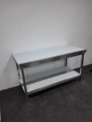 Mesa de trabajo acero inoxidable 150x70x85