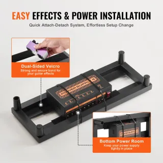 Pedaliera Chitarra per Effetti 380 x 145mm 0,37kg