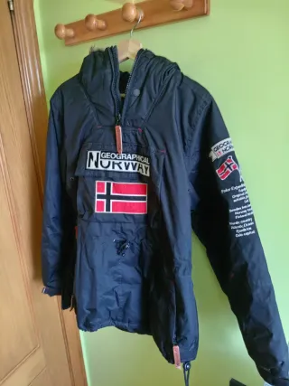 Chaqueta Geographical Norway Negra Talla M