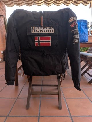 Chaqueta Geographical Norway Negra Talla M