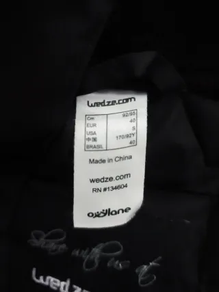 Abrigo de plumas negro