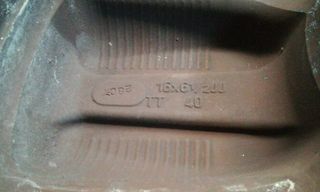 225194 16x61/2jjtt40 llanta nissan x-trail 2.0