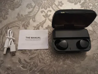 Auriculares Bluetooth Negros Recargables