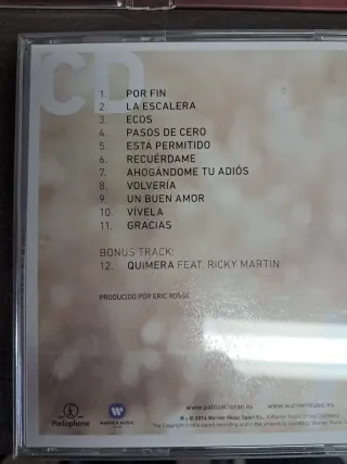 CD Pablo Alborán - Tanto y Terral
