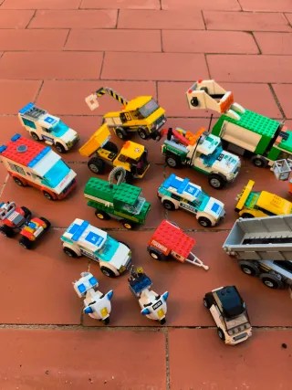 Lote de vehículos Lego