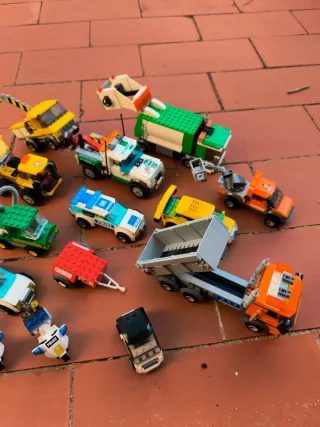 Lote de vehículos Lego