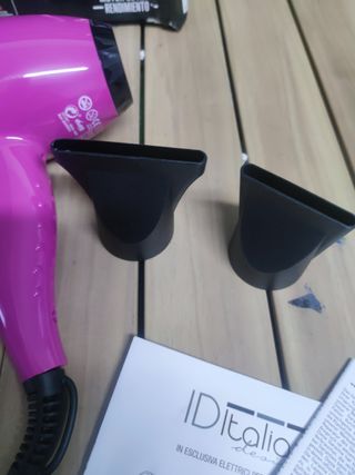 ID Italian Design - Secador Pelo Profesional GTI 2600 Passion Plus Hair Dryer | Potencia 2200W - Motor AC de Alto Rendimiento - 2 Velocidades y 3 Modos de Calor - Color Rosa