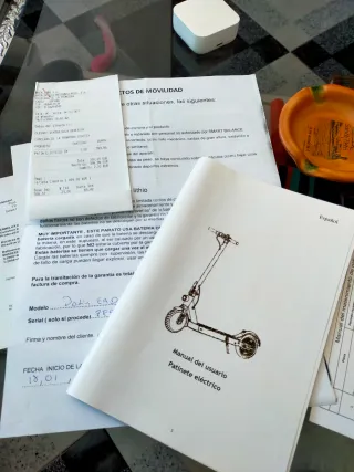 Patinete Eléctrico Negro