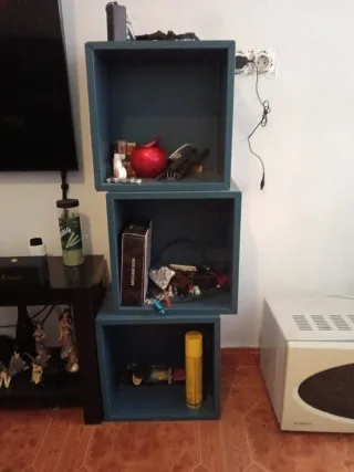 Ikea EKET Gabinete Azul Grisáceo