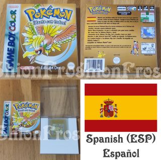 Caja Pokémon Edición Oro (¡ELIGE ACABADO!)