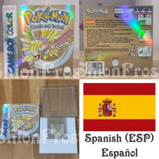 Caja Pokémon Edición Oro (¡ELIGE ACABADO!)