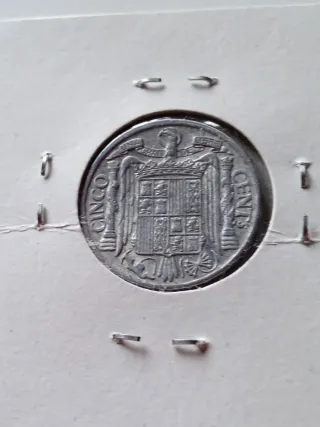 5 centimos 1941 de estado español