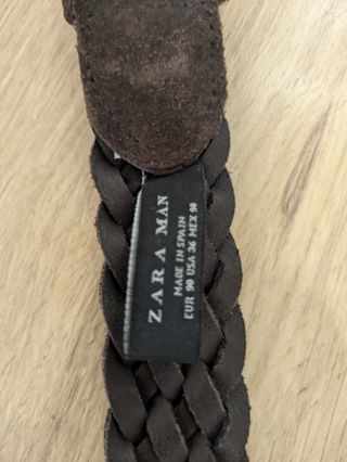 Lote 4 cinturones uomo