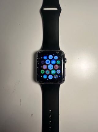 Apple Watch Serie 1 A1554 Negro, pantalla rota