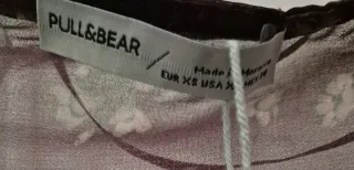 Vestido gasa floral Pull&Bear S