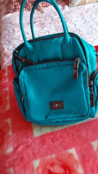 Mochila pequeña azul
