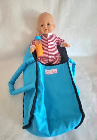 Muñeco Corolle con cuco y accesorios