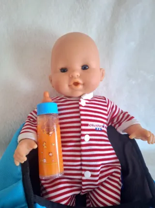 Muñeco Corolle con cuco y accesorios