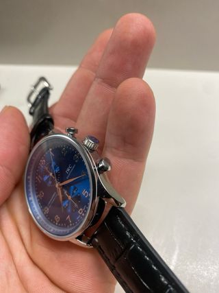 Reloj IWC Automático Chronograph Azul