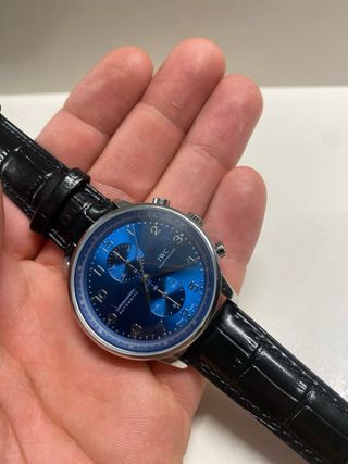 Reloj IWC Automático Chronograph Azul