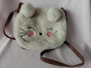 Bolso infantil peluche orejas gato