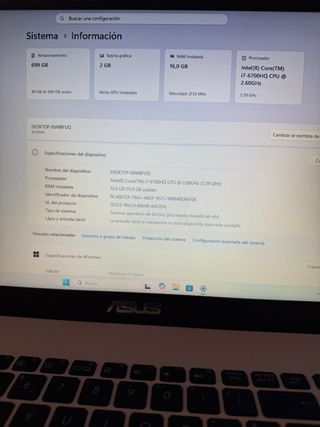 Portátil Asus R510V I7