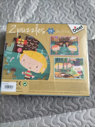 2 Puzzles Infantiles Diset 48 piezas