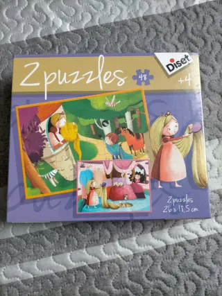 2 Puzzles Infantiles Diset 48 piezas