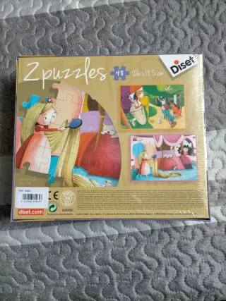2 Puzzles Infantiles Diset 48 piezas
