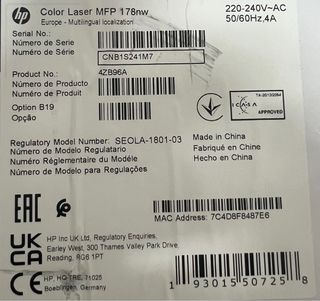 Impresora HP Color Laser 178 nw