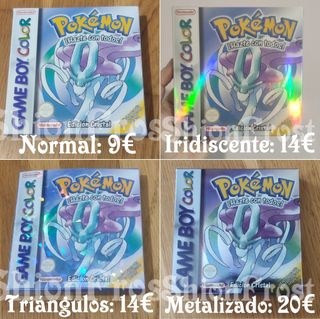 Caja Pokémon Edición Plata (¡ELIGE ACABADO!)
