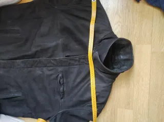 Parka Piel Zara Marrón Talla XL