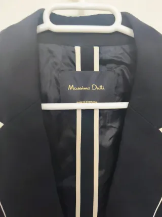 Americana Massimo Dutti Negra