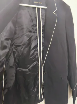 Americana Massimo Dutti Negra