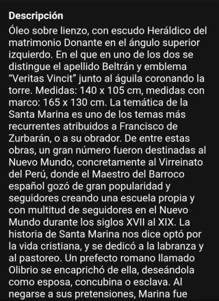 Oleo Colonial Siglo XVI