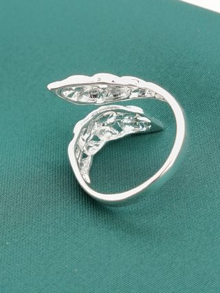 Anillo Plata Ley 925 Hoja Ajustable