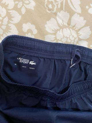 Chándal Lacoste Azul y Turquesa Talla 16 años