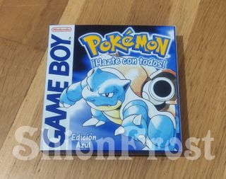 Caja Pokémon Edición Azul (Game Boy)